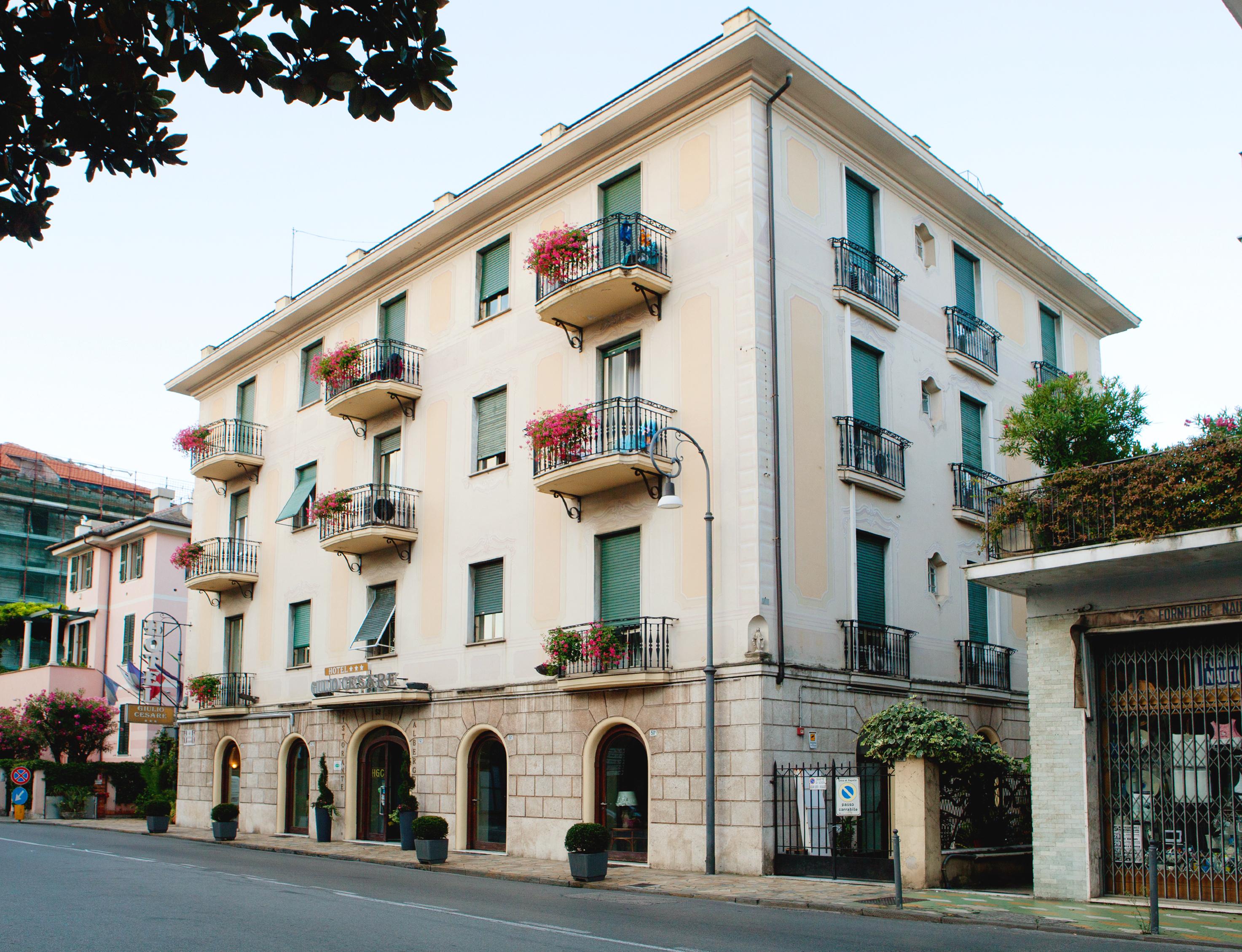 Hotel Giulio Cesare Rapallo Bagian luar foto