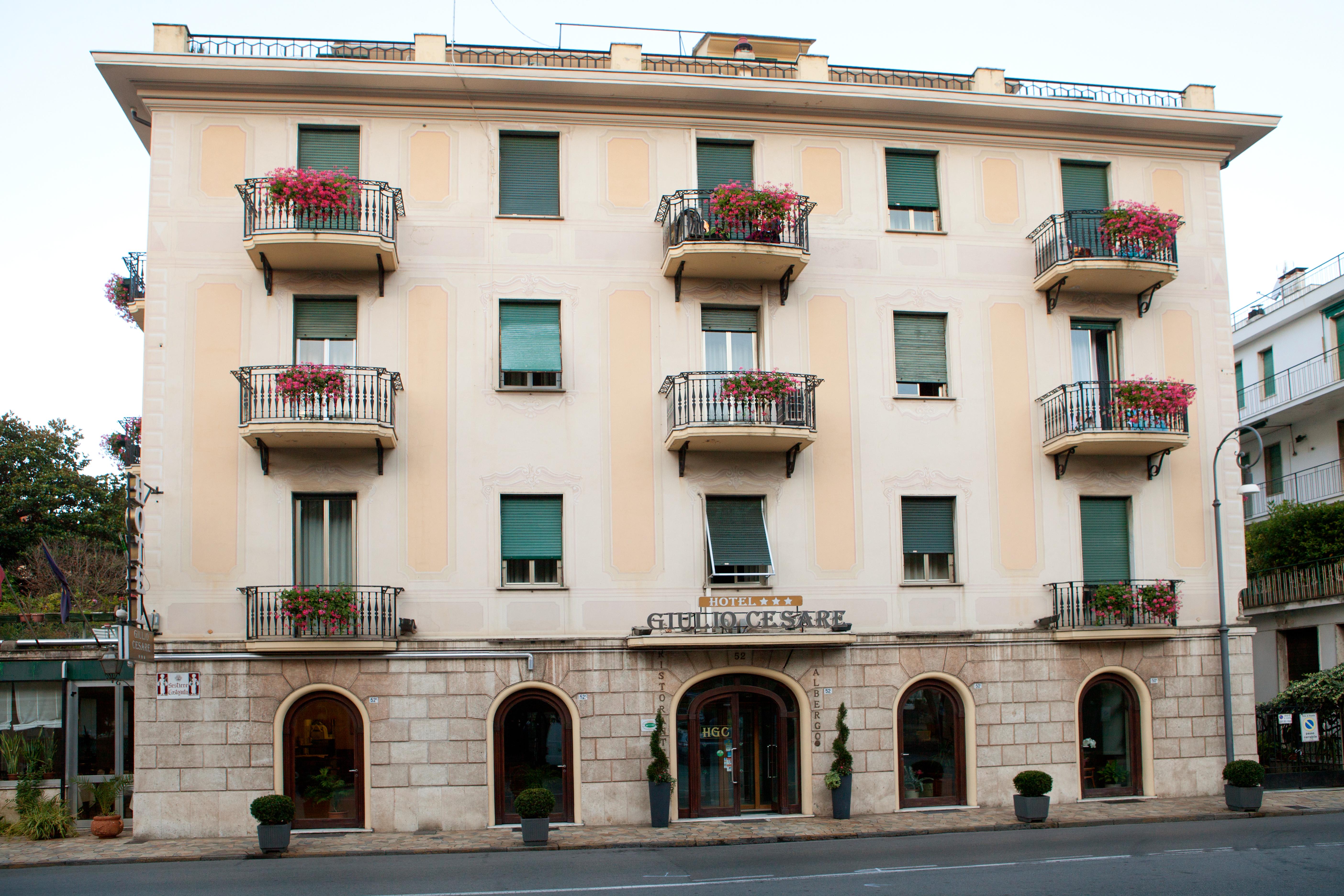 Hotel Giulio Cesare Rapallo Bagian luar foto